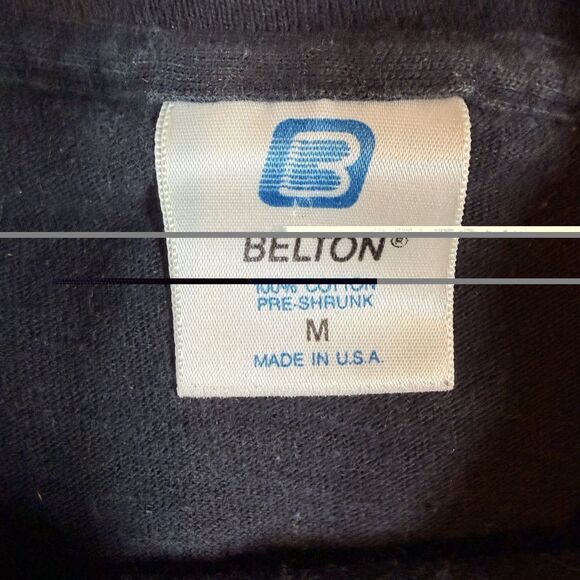 VTG HARLEY DAVIDSON MOTORCYCLES ROLLING THUNDER Medium Shirt 90s BIKER LIGHTNING - Picture 4 of 4